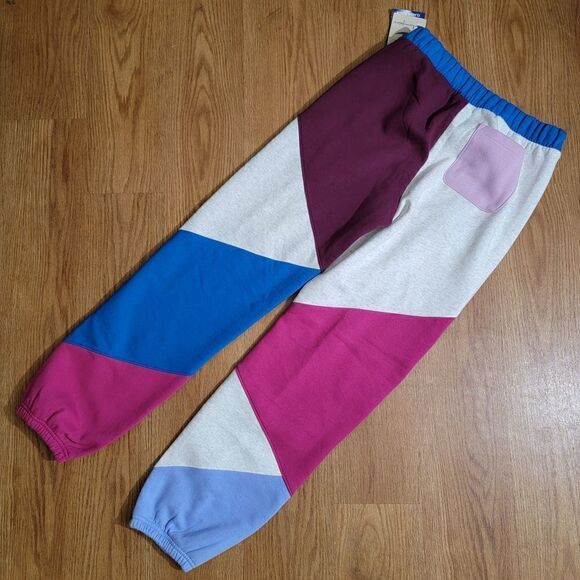 Champion Reverse Weave Classic Fleece Patchwork Men's Joggers Pants Size Small S - Picture 3 of 9